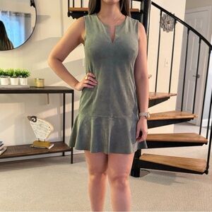 BCBGMaxAzria Sleeveless Olive Mini Dress
